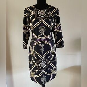 J McLaughlinlin medium knee-length 3/4 sleeve dress